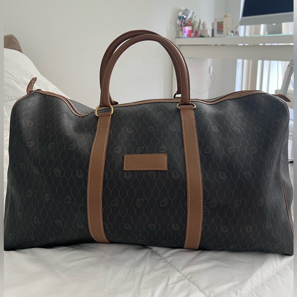 Christian Dior Vintage Large Boston Bag